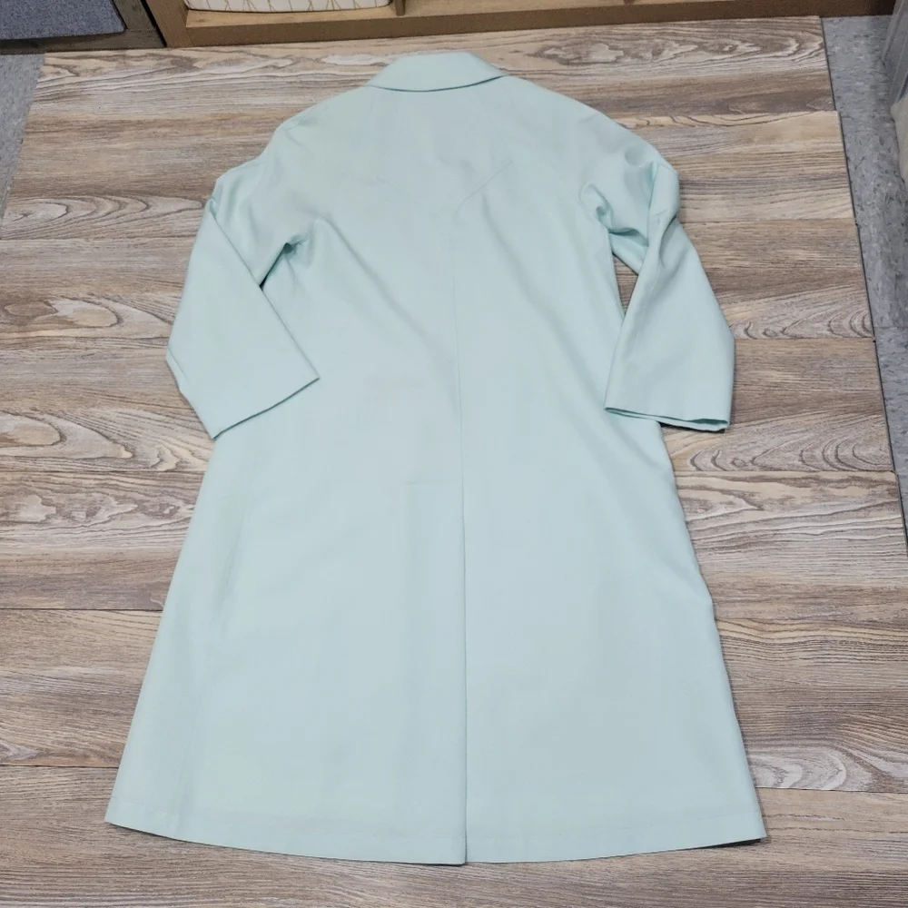 Vintage Misty Harbor Trenchcoat Womens Size 10 Petite Blue